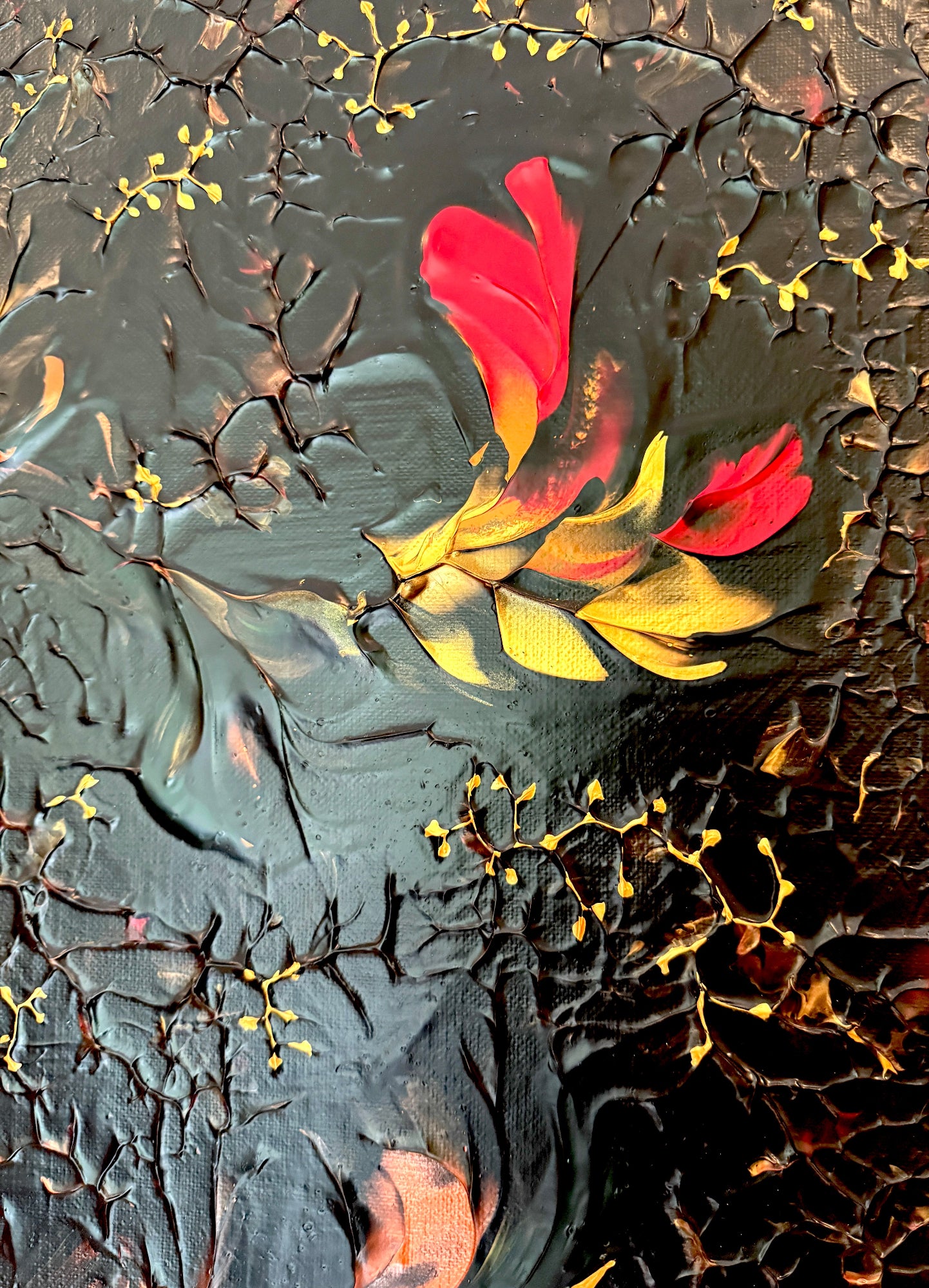 Original painting Power of Flames by Marketa Hopkins