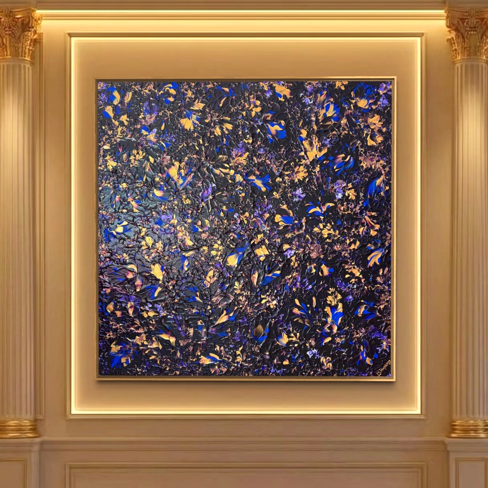 Original painting Royal Garden by Marketa Hopkins
