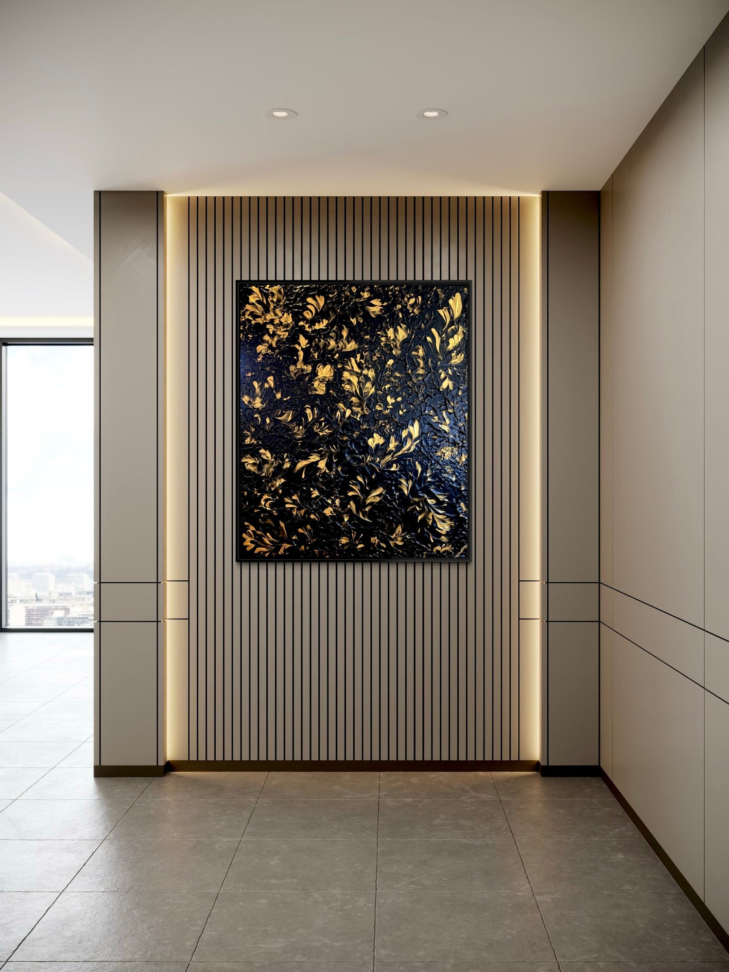 Original painting Midnight Hour by Marketa Hopkins