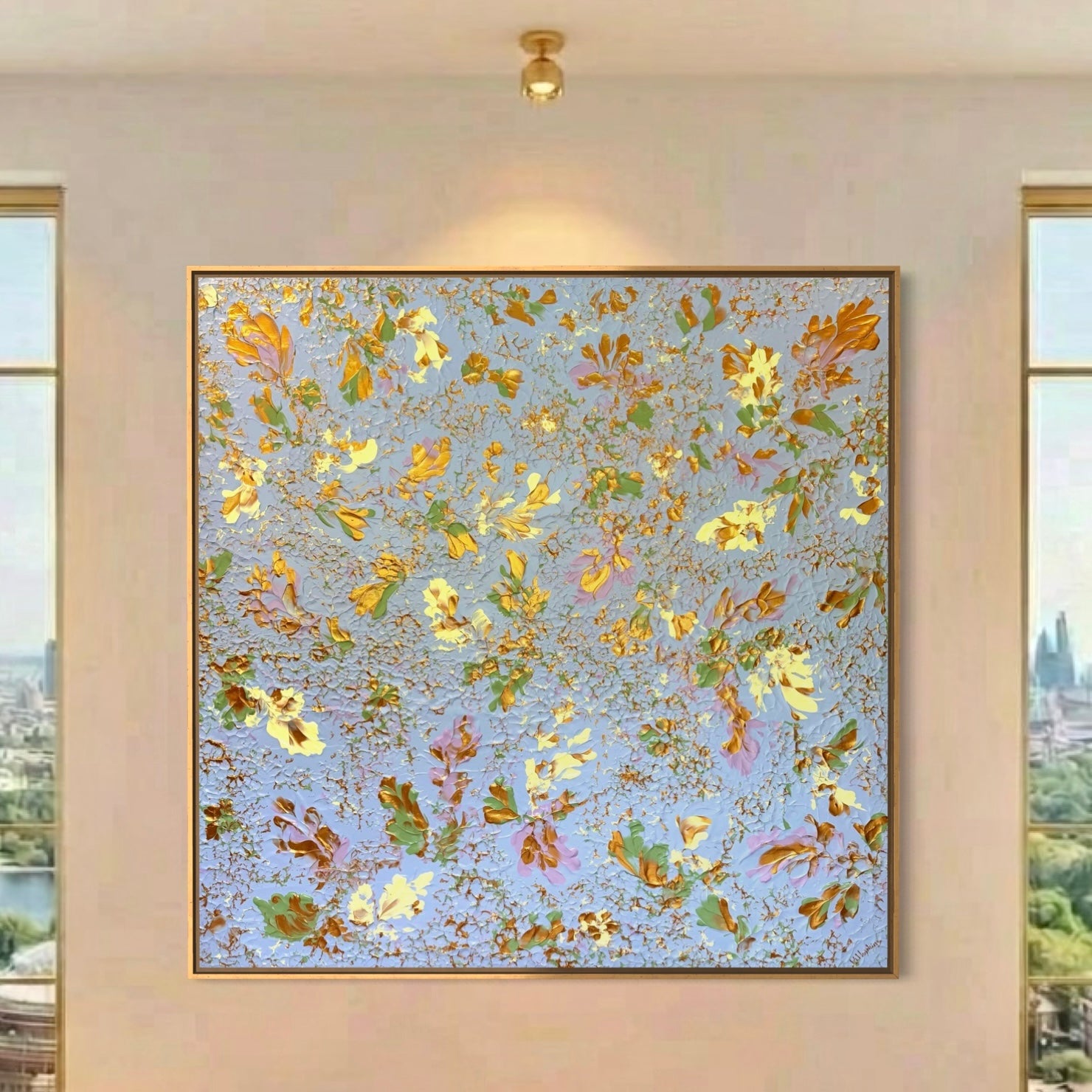 Original painting I Am Here to Make You Calm by Marketa Hopkins