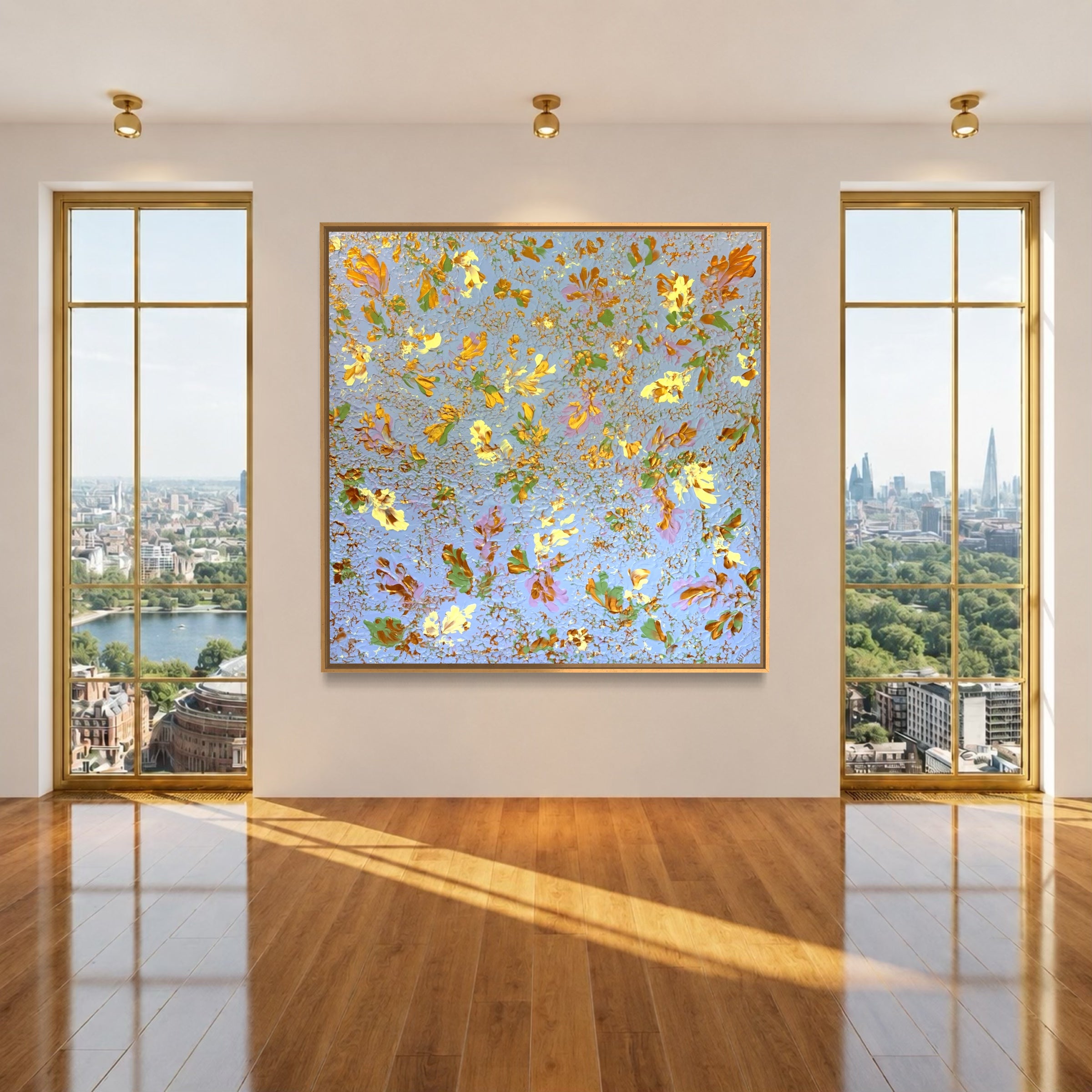 Original painting I Am Here to Make You Calm by Marketa Hopkins