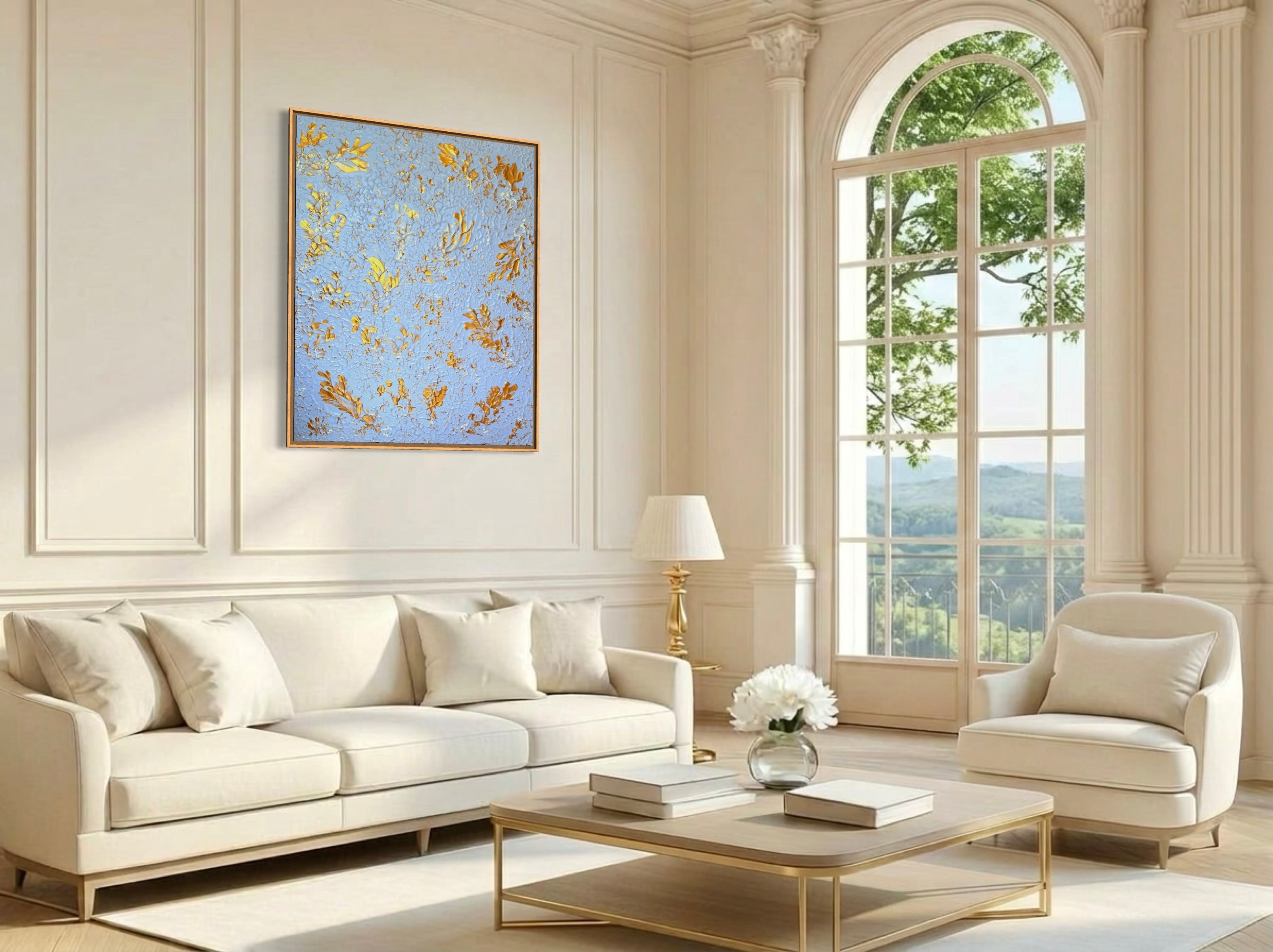 Original painting Blue Hour by Marketa Hopkins