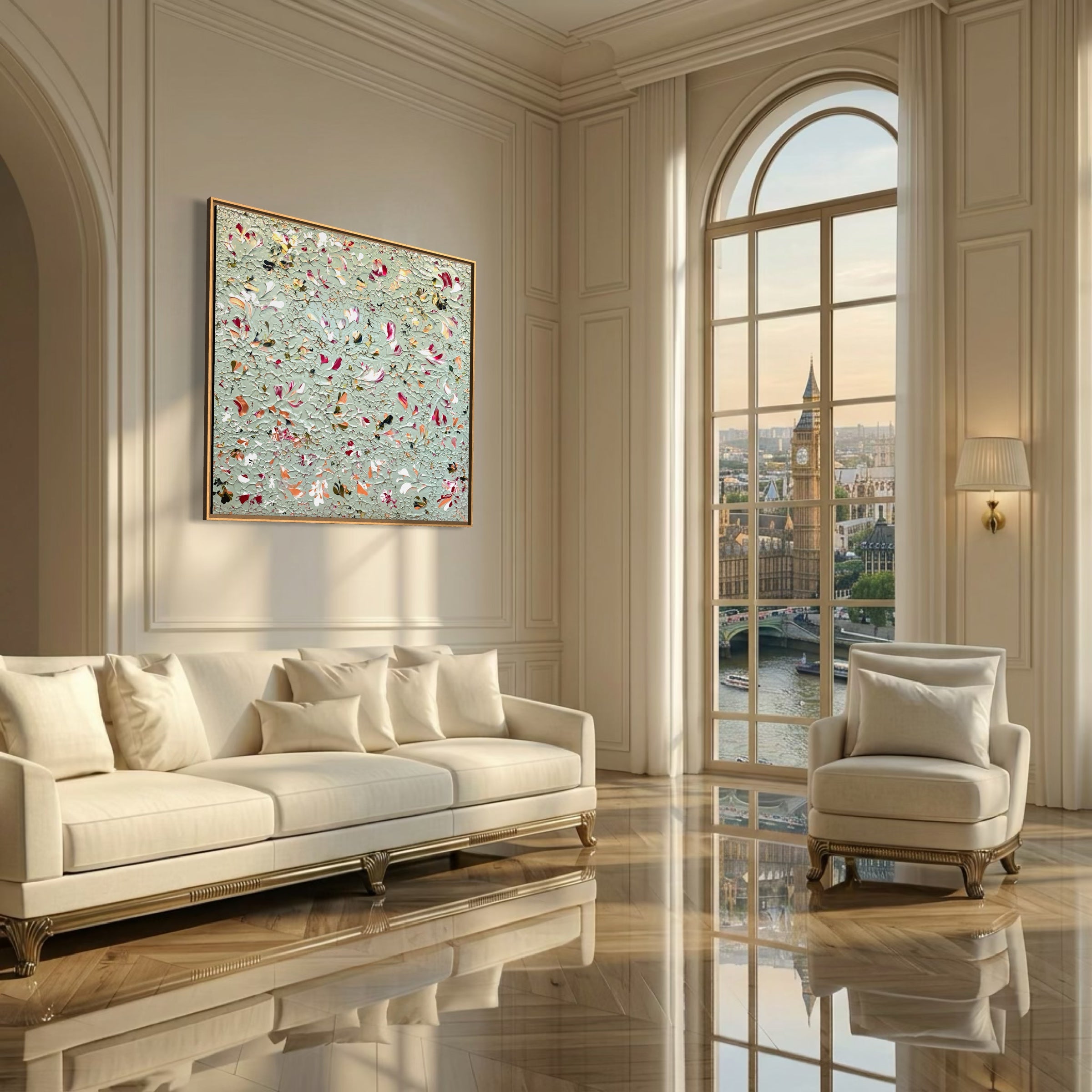 Original painting Birth of a New Season: Glimmer by Marketa Hopkins