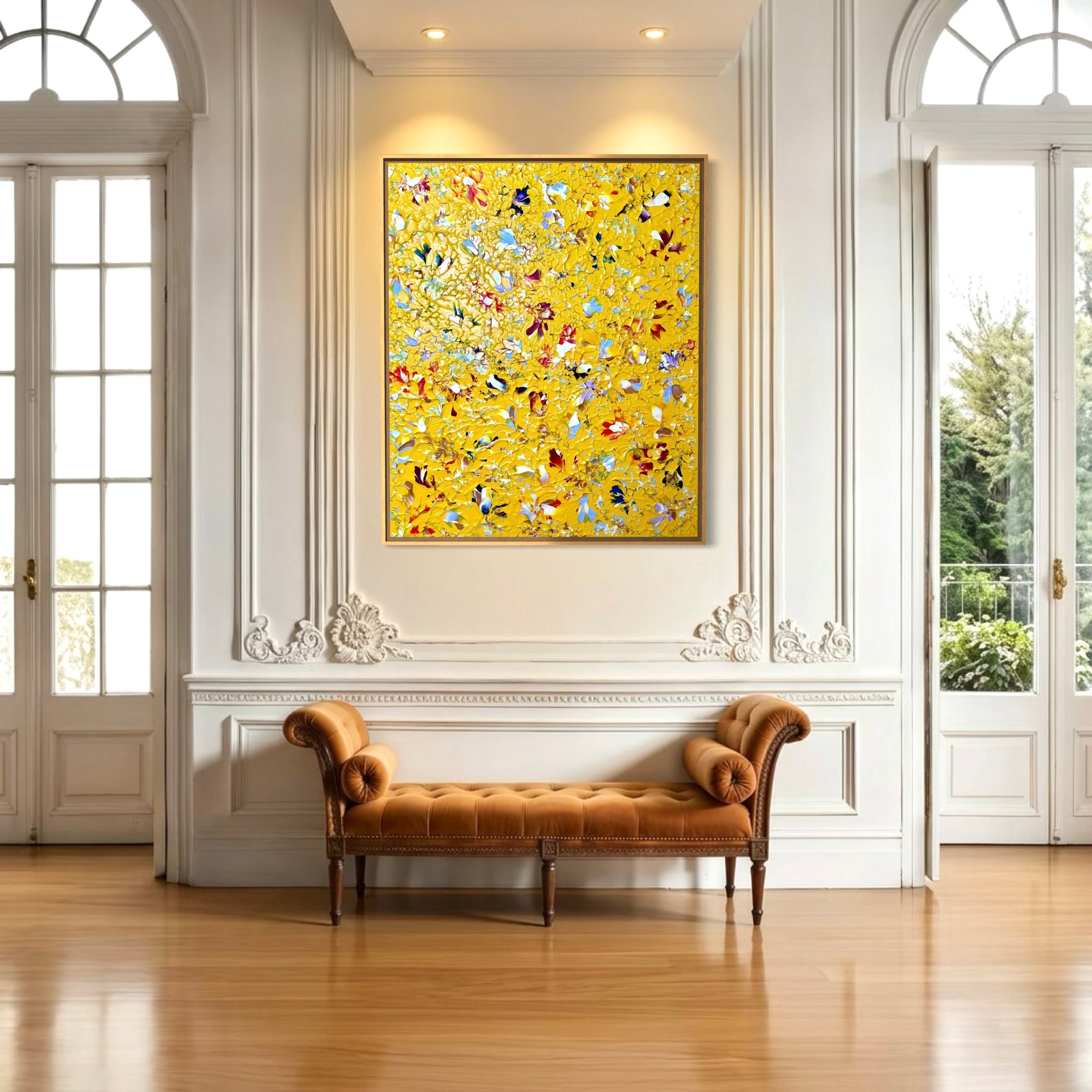 Original painting Here to Make You Smile by Marketa Hopkins