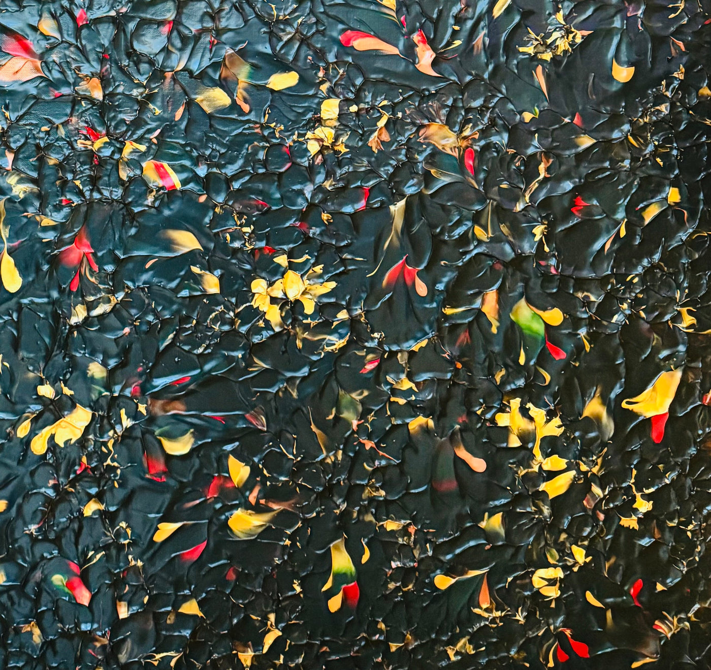 Original painting Little Flames that Keep us Close by Marketa Hopkins