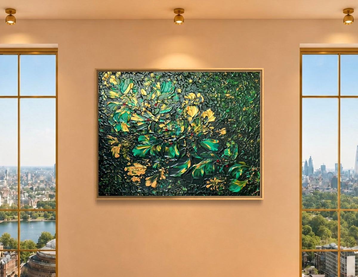 Original painting Emerald Hour by Marketa Hopkins