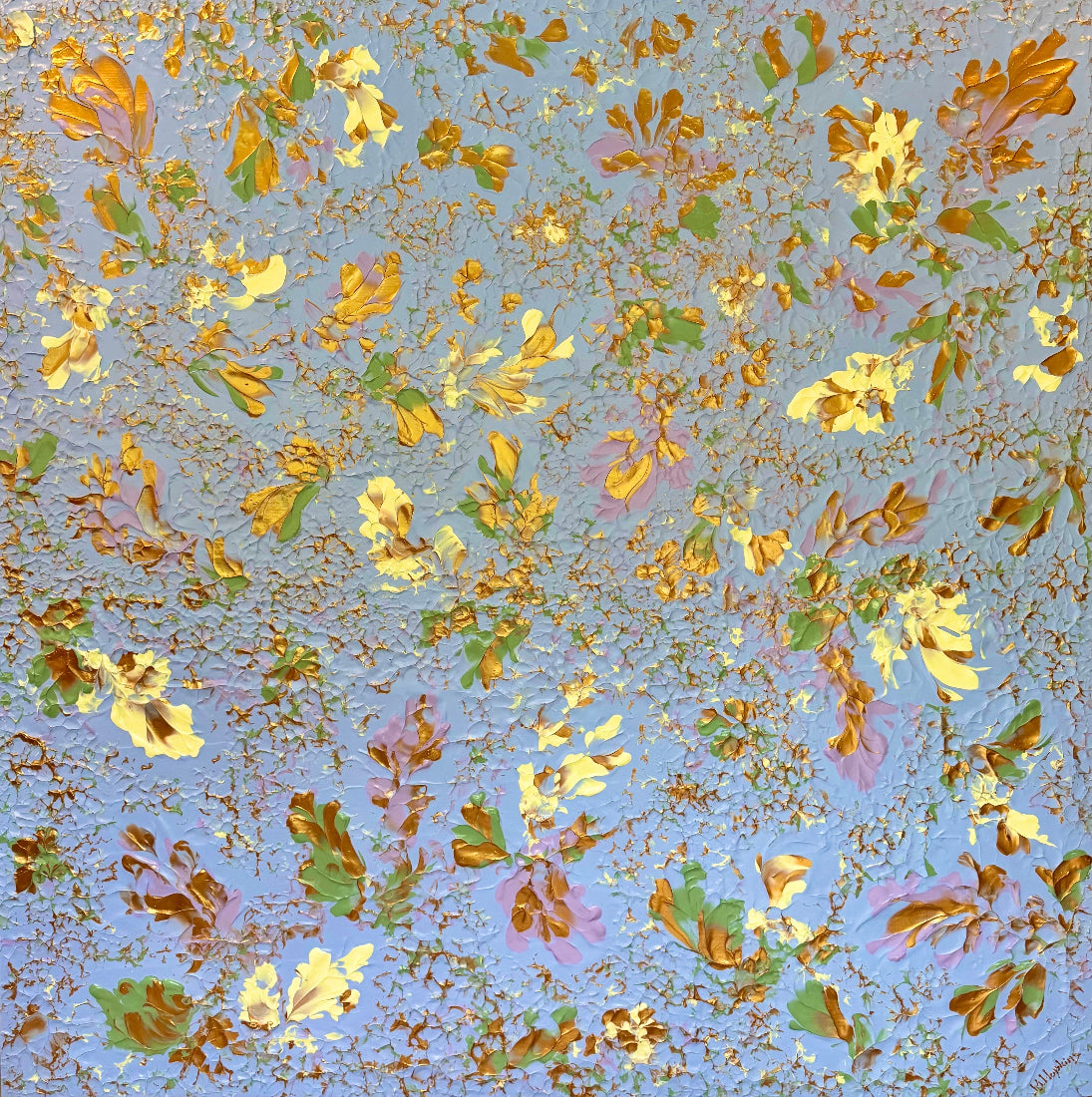 Original painting I Am Here to Make You Calm by Marketa Hopkins