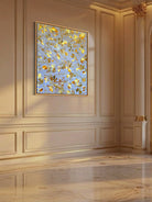 Original painting Blue Hour in Yellow Bloom by Marketa Hopkins