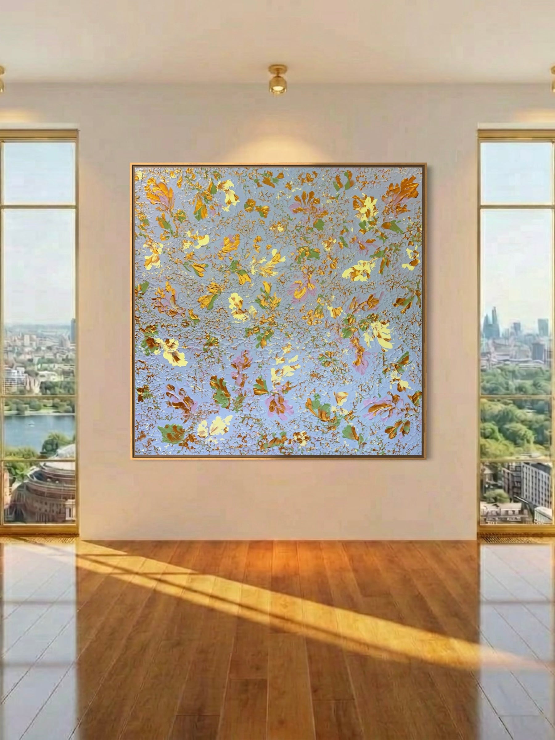 Original painting I Am Here to Make You Calm by Marketa Hopkins