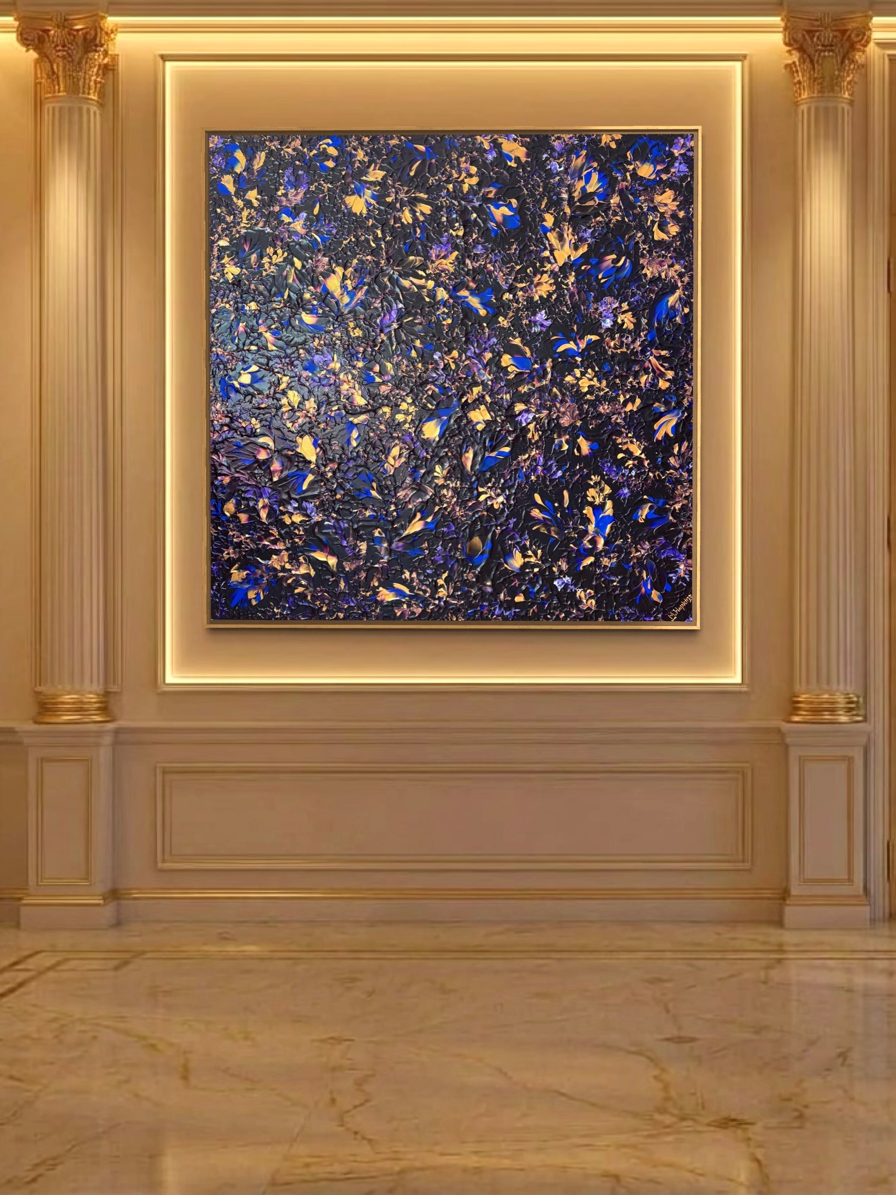 Original painting Royal Garden by Marketa Hopkins
