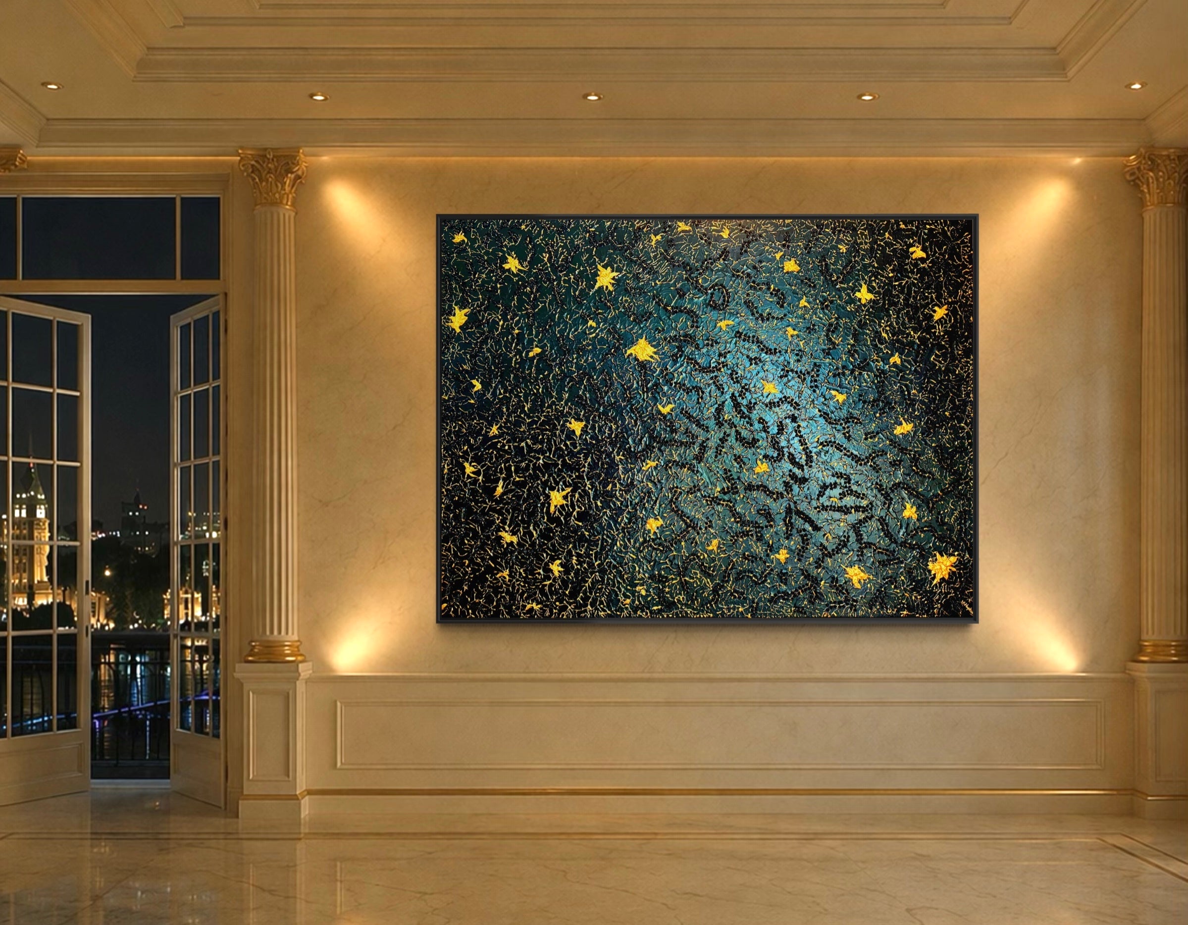Original painting It Is a Matter of Perspective by Marketa Hopkins