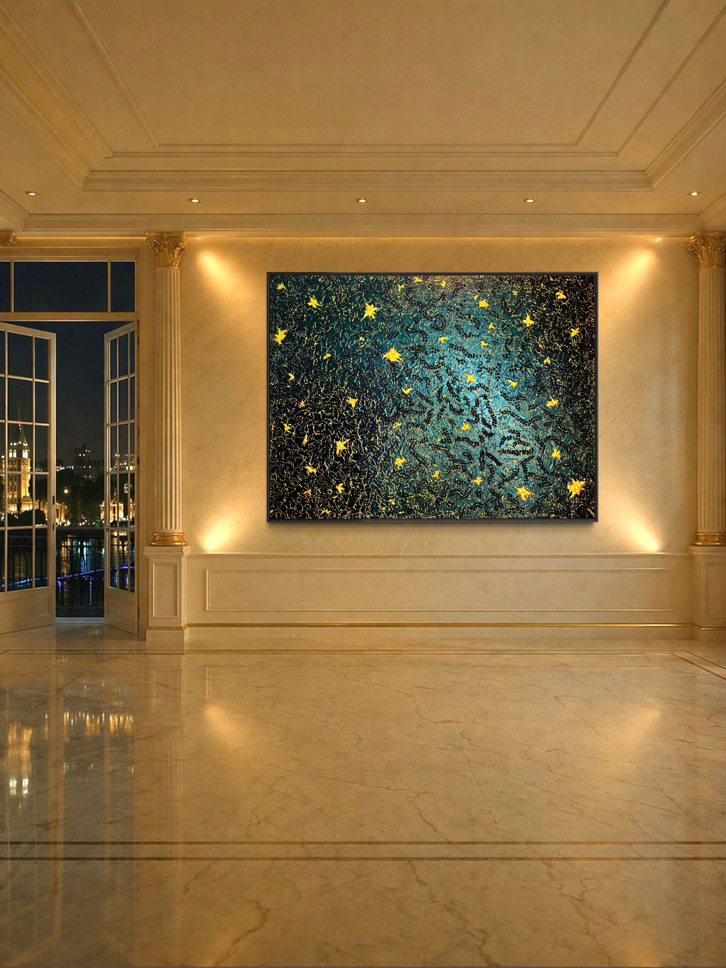 Original painting It Is a Matter of Perspective by Marketa Hopkins