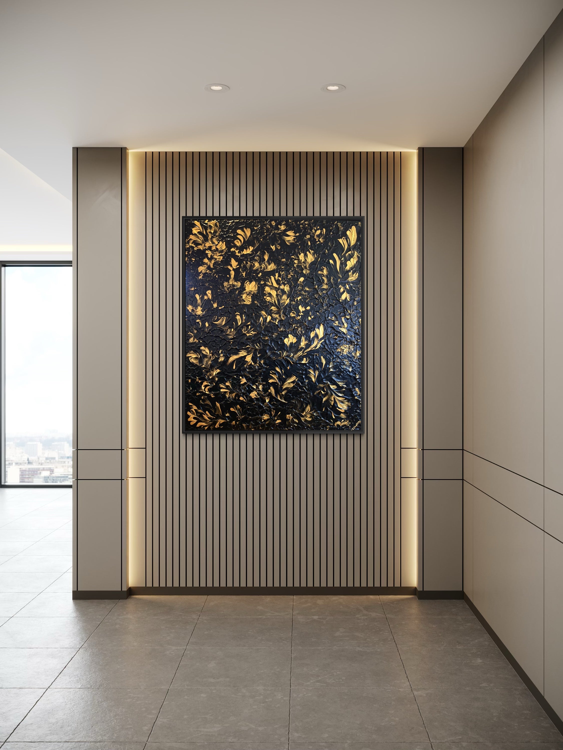 Original painting Midnight Hour by Marketa Hopkins