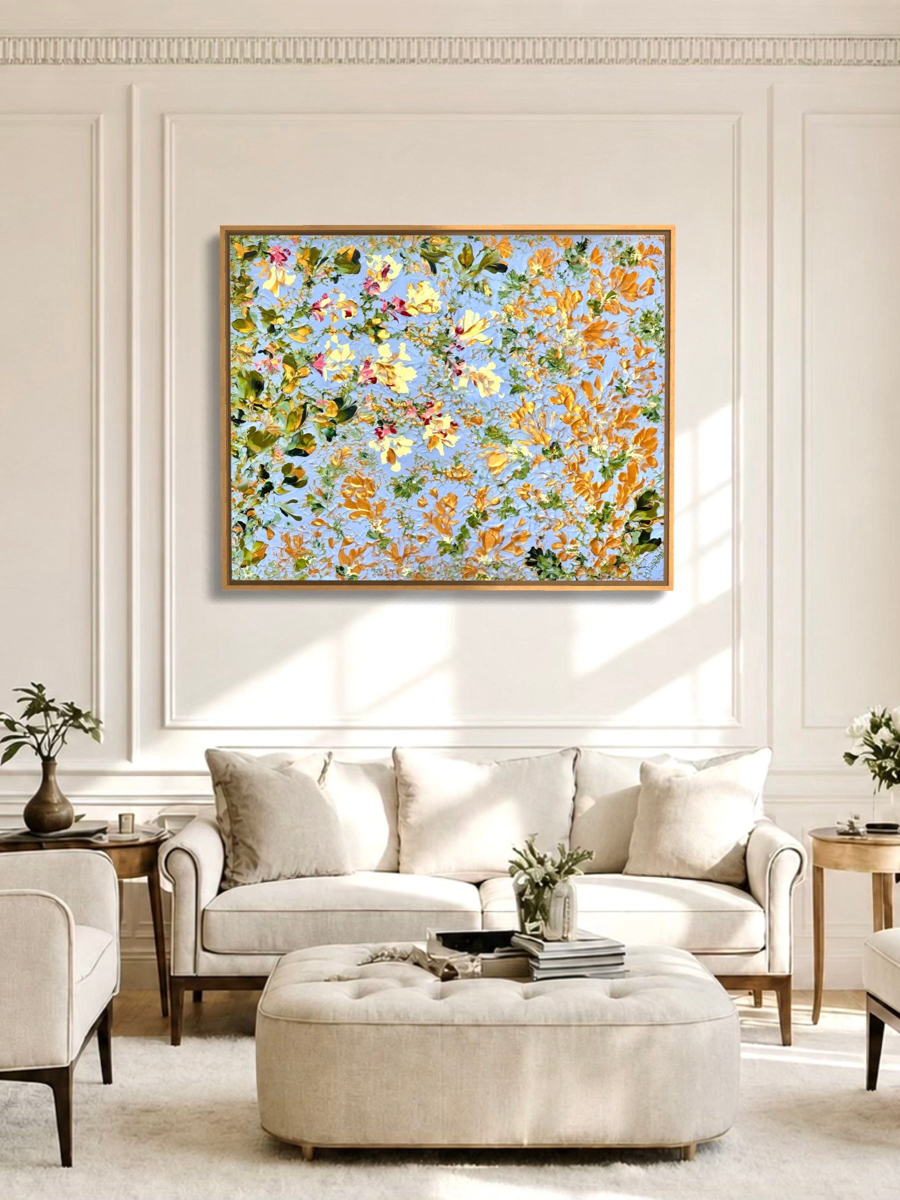 Original painting Blue Hour Touching the Earth by Marketa Hopkins