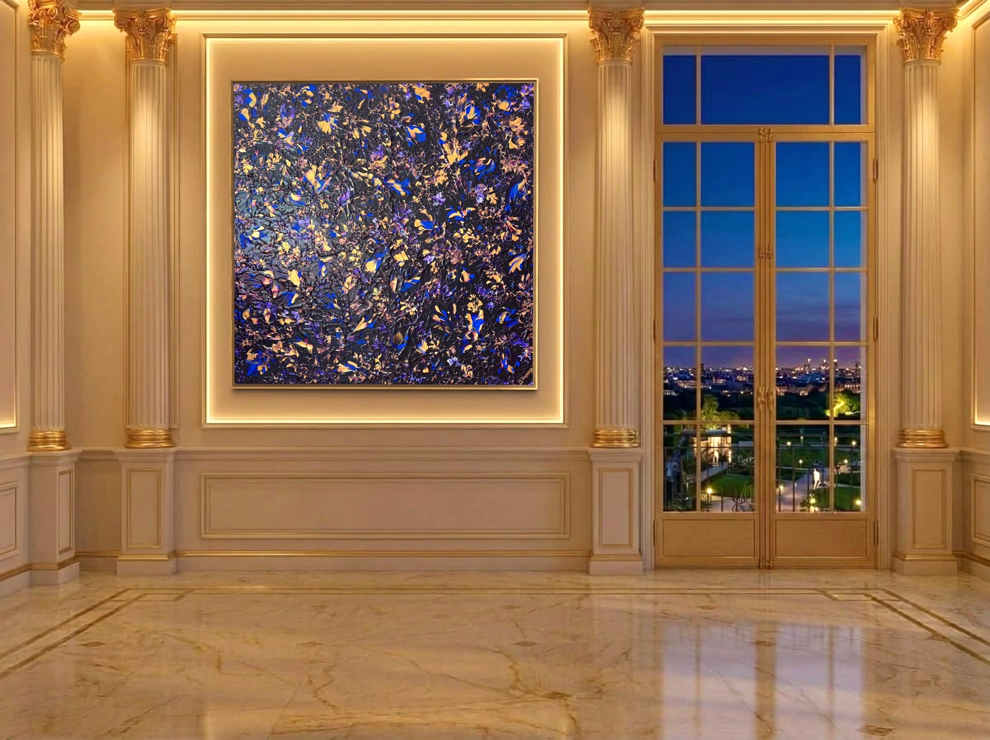 Original painting Royal Garden by Marketa Hopkins