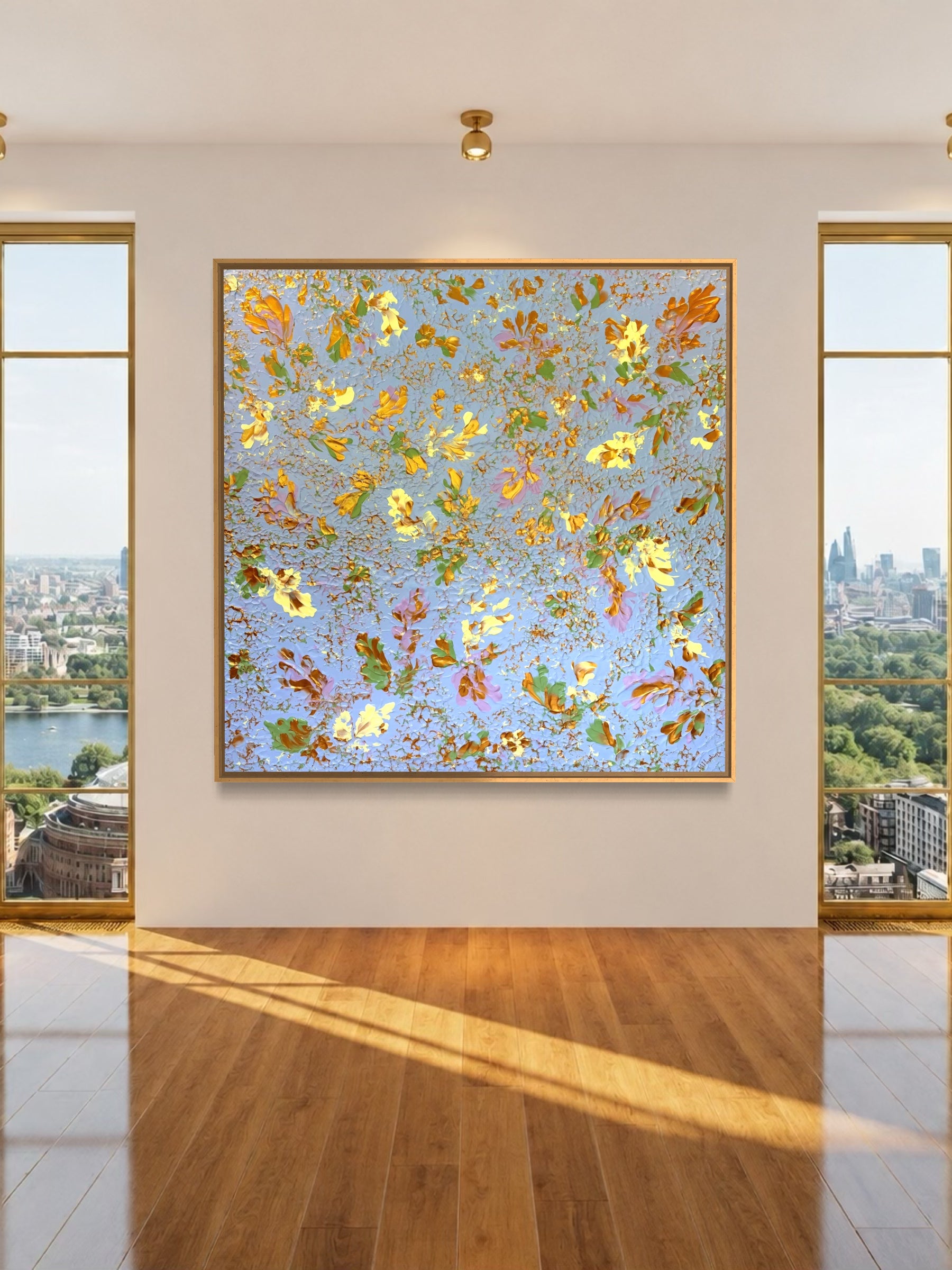Original painting I Am Here to Make You Calm by Marketa Hopkins
