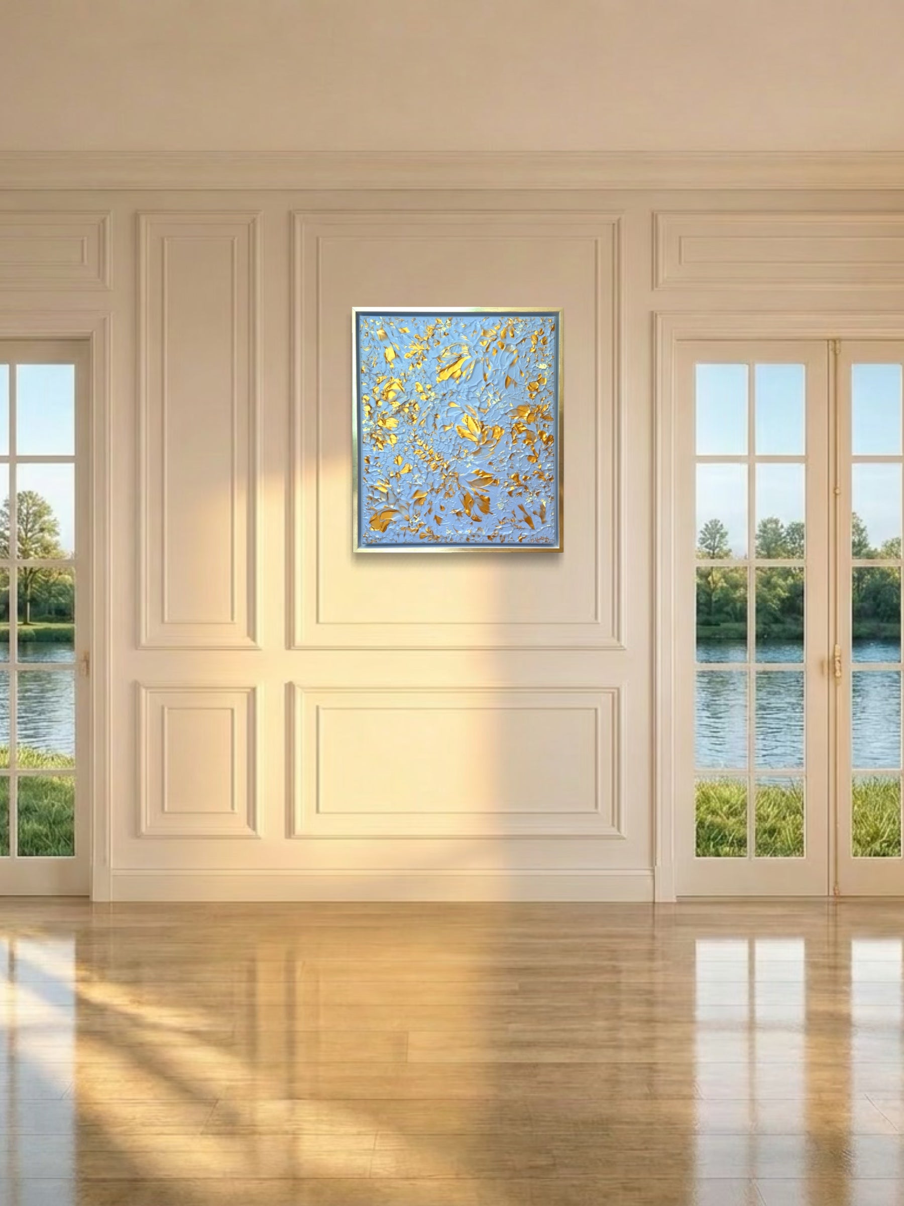 Original painting Auroral Blue Hour by Marketa Hopkins