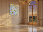 Original painting Blue Hour in Yellow Bloom by Marketa Hopkins