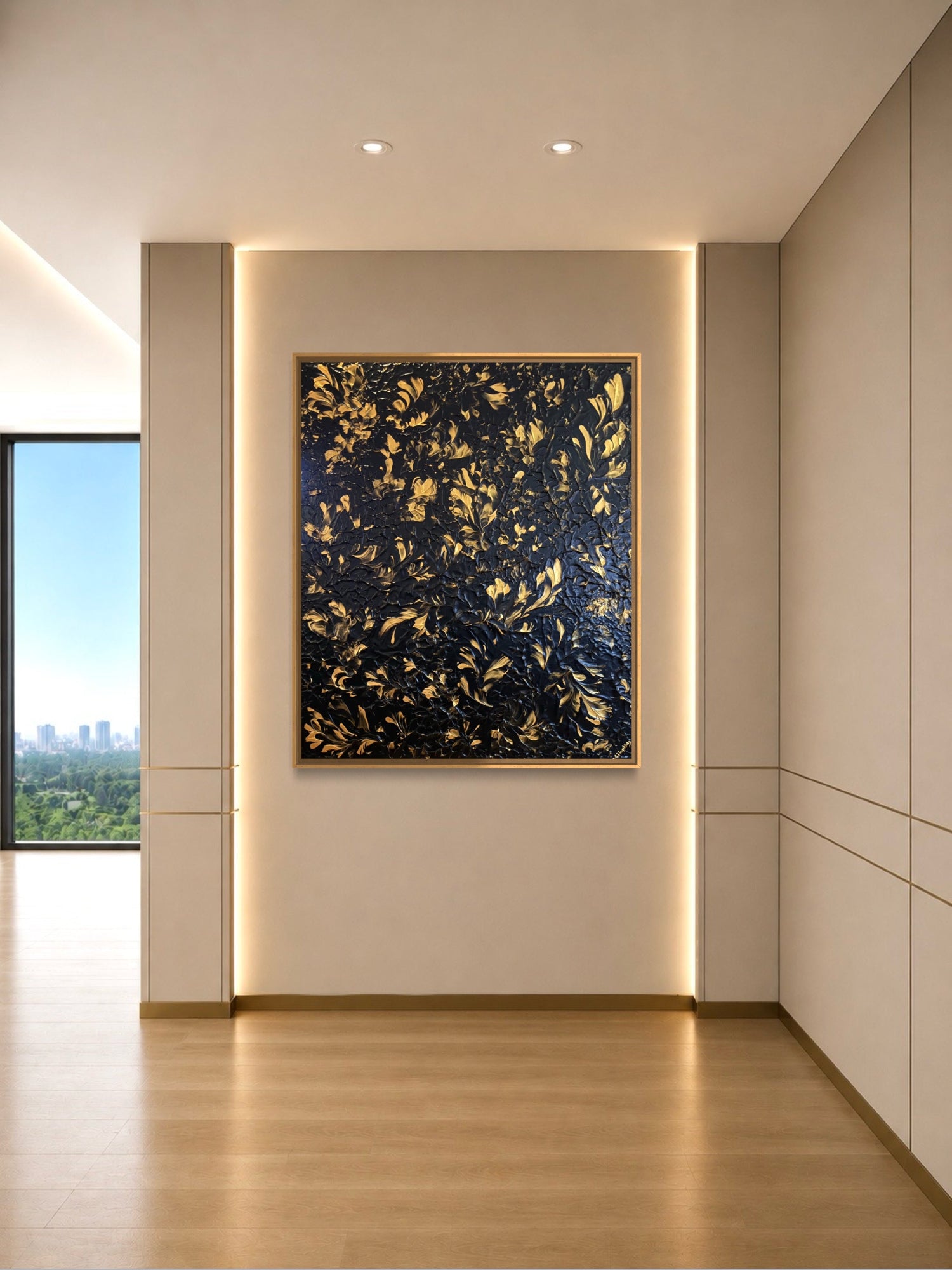 Original painting Midnight Hour by Marketa Hopkins