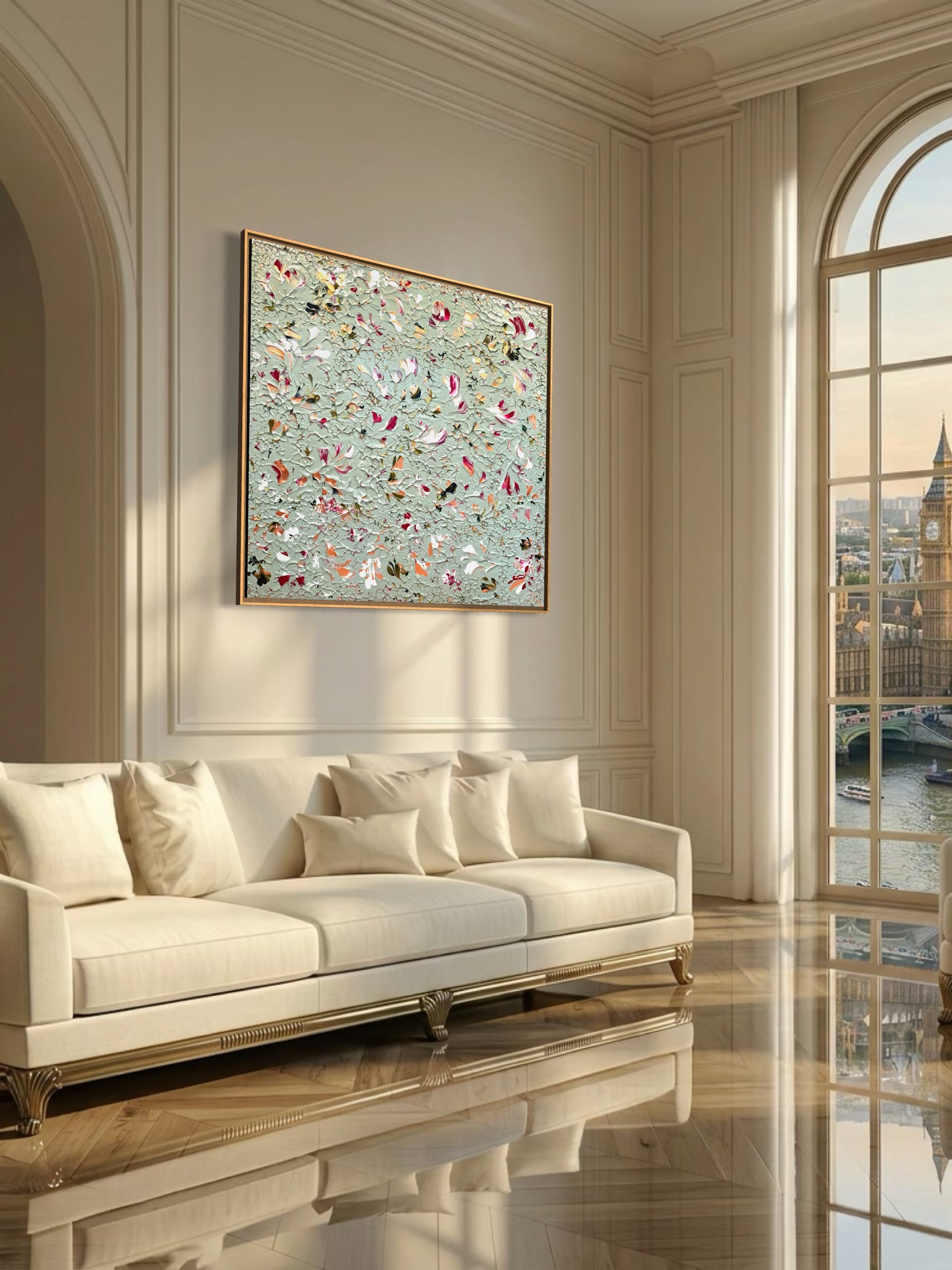 Original painting Birth of a New Season: Glimmer by Marketa Hopkins
