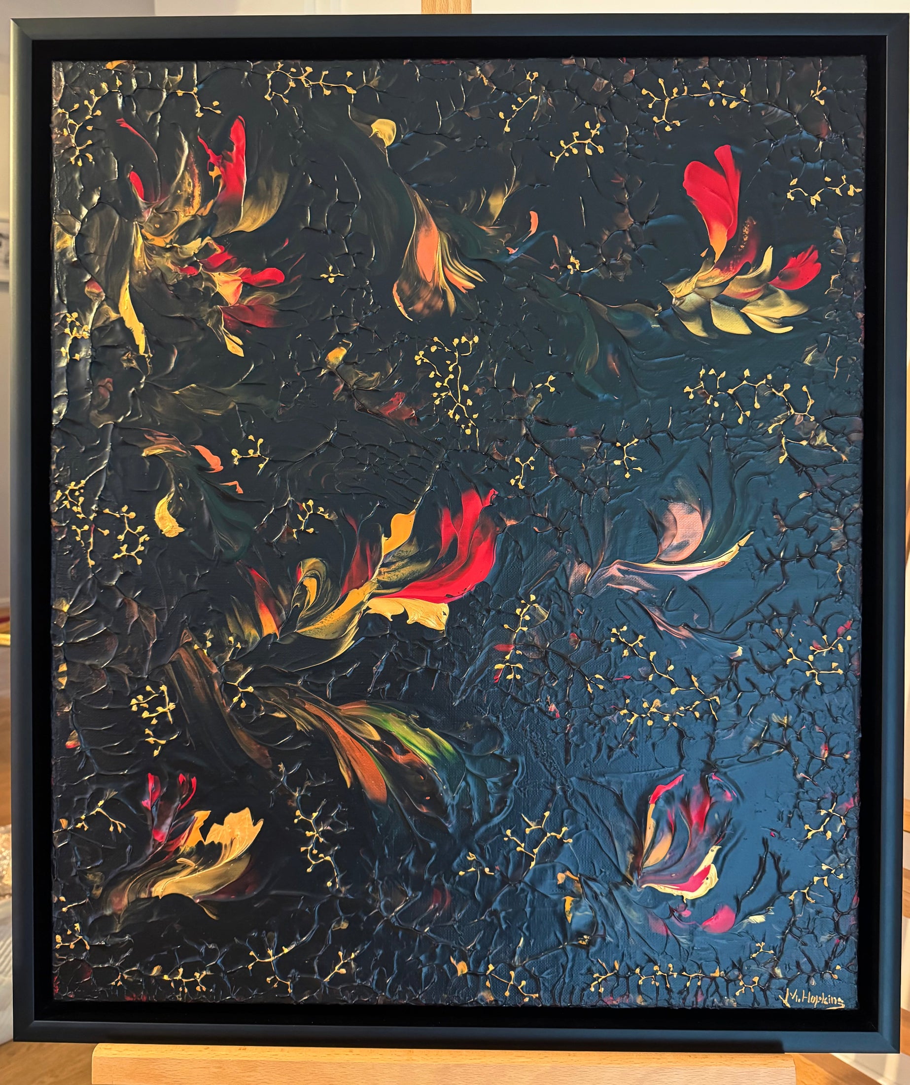 Original painting Power of Flames by Marketa Hopkins