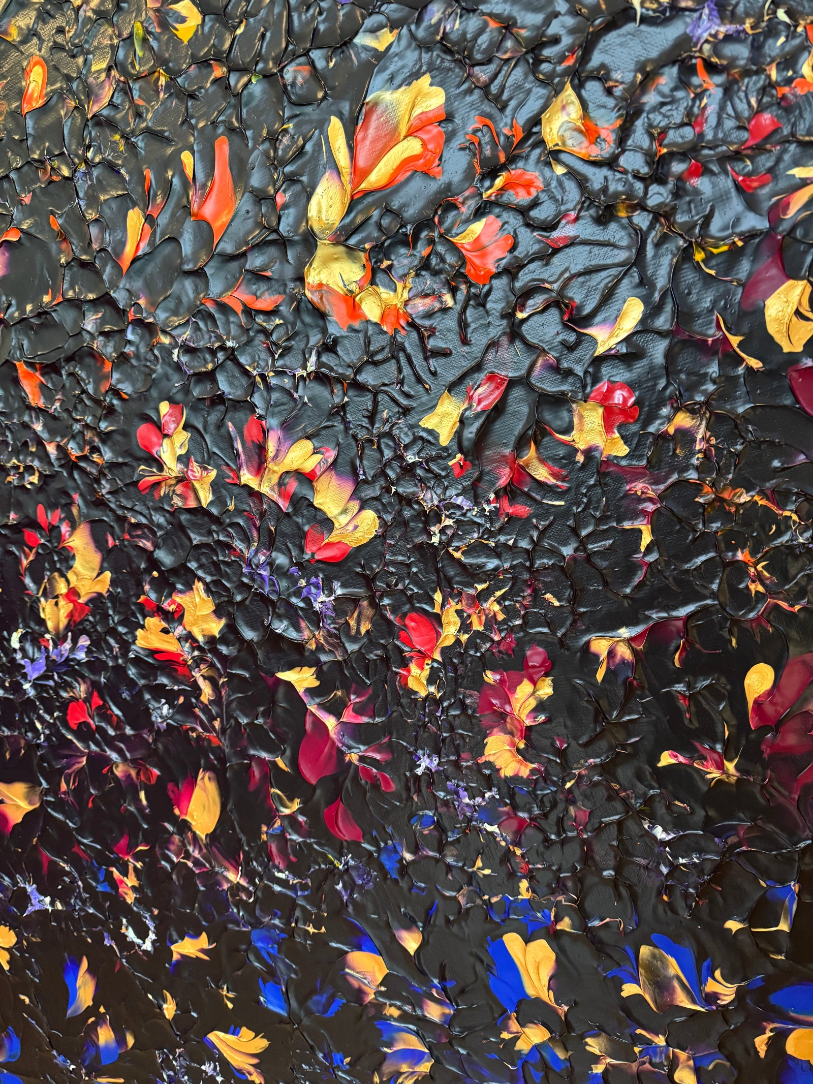 Original painting When the Rainbow Blooms by Marketa Hopkins