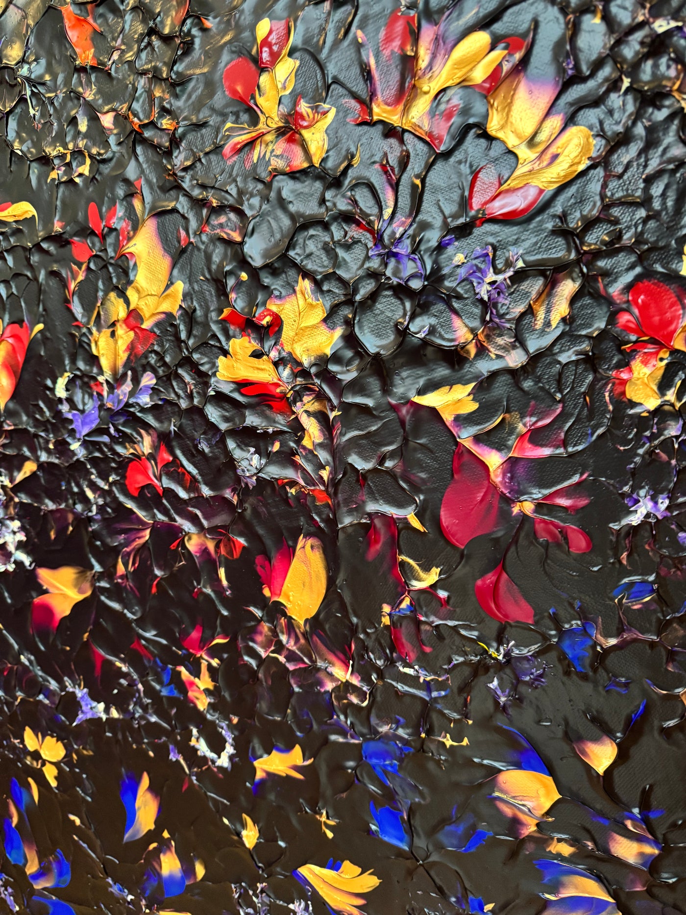 Original painting When the Rainbow Blooms by Marketa Hopkins
