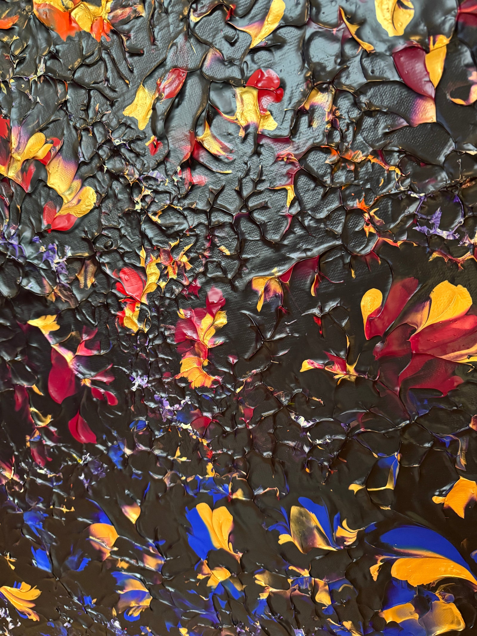 Original painting When the Rainbow Blooms by Marketa Hopkins